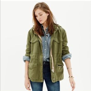 Madewell Women's Green Military Anorak